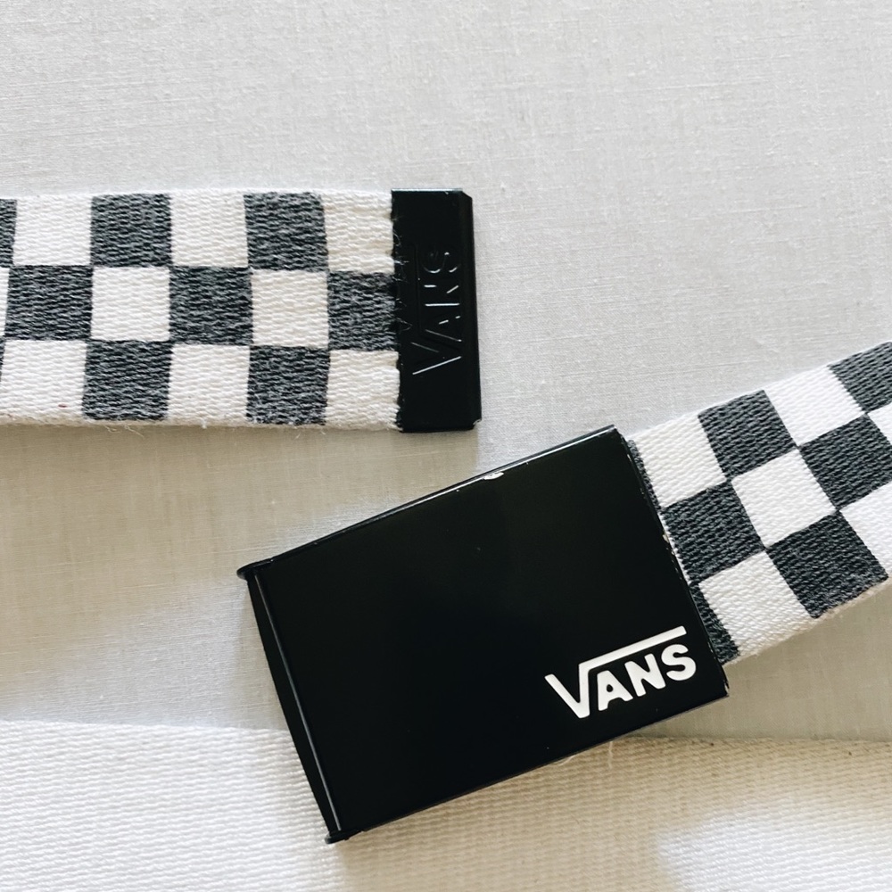 Vans checkered belt